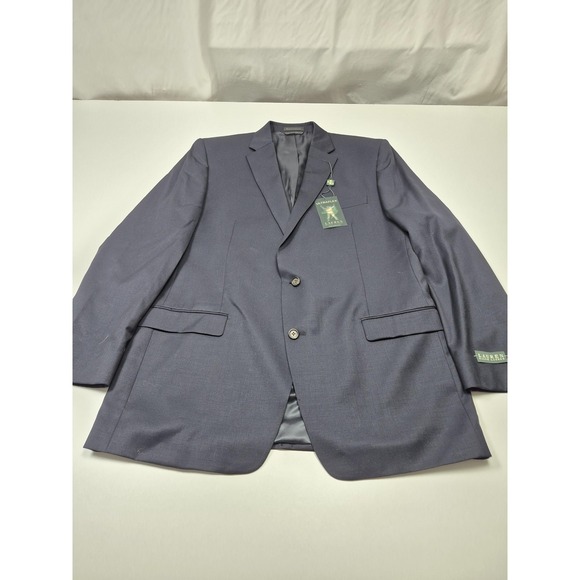 Ralph Lauren Blazer Mens 46 XLong Big & Tall Blue Wool Ultraflex Jacket